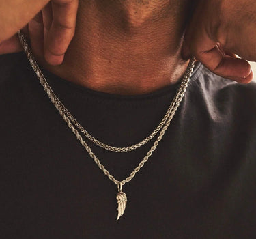 The Silver Wing Pendant Necklace