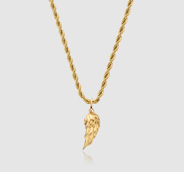 The Golden Wing Pendant Necklace