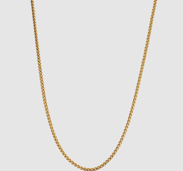 Intricate 3mm Golden Wheat Chain