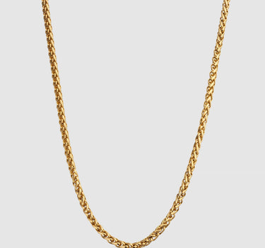 Dazzling Golden 5mm Wheat Chain