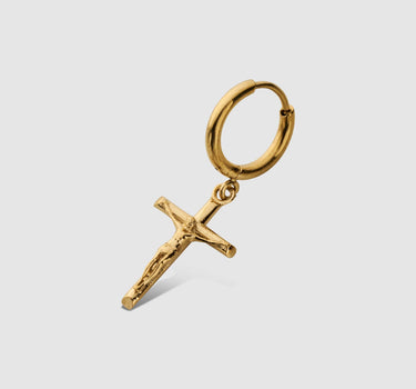 The Golden Crucifix Earring